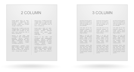 2 and 3 Column Layout 